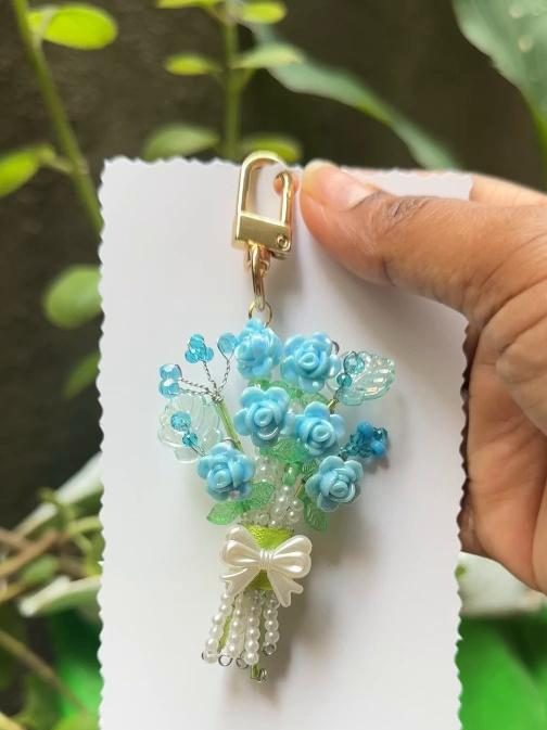 Cornflower Bouquet Charm