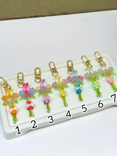 Mini Bouquet Charms — handmade by MeShanvi Studio